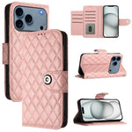 Rhombenförmige Textur Flip Leder Handyhülle mit Lanyard, für iPhone 17 Pro Max, für iPhone 17 Pro, für iPhone 17, für iPhone Air, für iPhone SE 2024, für iPhone 16 Pro Max, für iPhone 16 Pro, für iPhone 16 Plus
