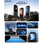 HAMTOD H3 Robustes Smartphone, 2,8 Zoll T107 ARM Cortex™ A7 Quad-Core 1,0 GHz, Netzwerk: 4G, VoLTE, Bluetooth, SOS, EU-Version