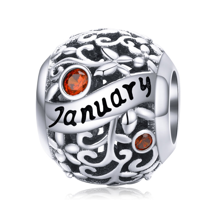S925 Sterlingsilber 12 Geburtsstein DIY Armband Halskette Zubehör, Januar, Februar, März, April, Mai, Juni, Juli, August, September, Oktober, November, Dezember