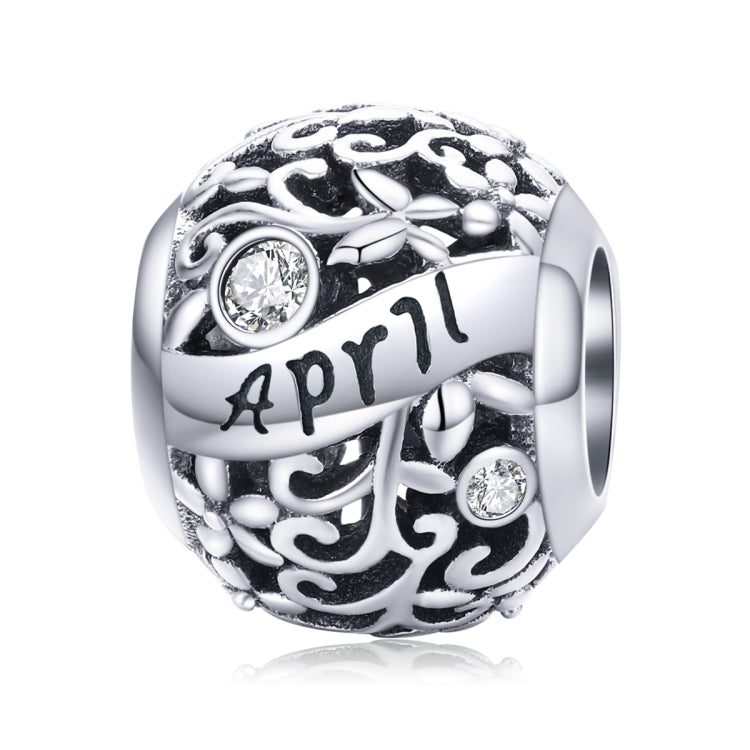 S925 Sterlingsilber 12 Geburtsstein DIY Armband Halskette Zubehör, Januar, Februar, März, April, Mai, Juni, Juli, August, September, Oktober, November, Dezember