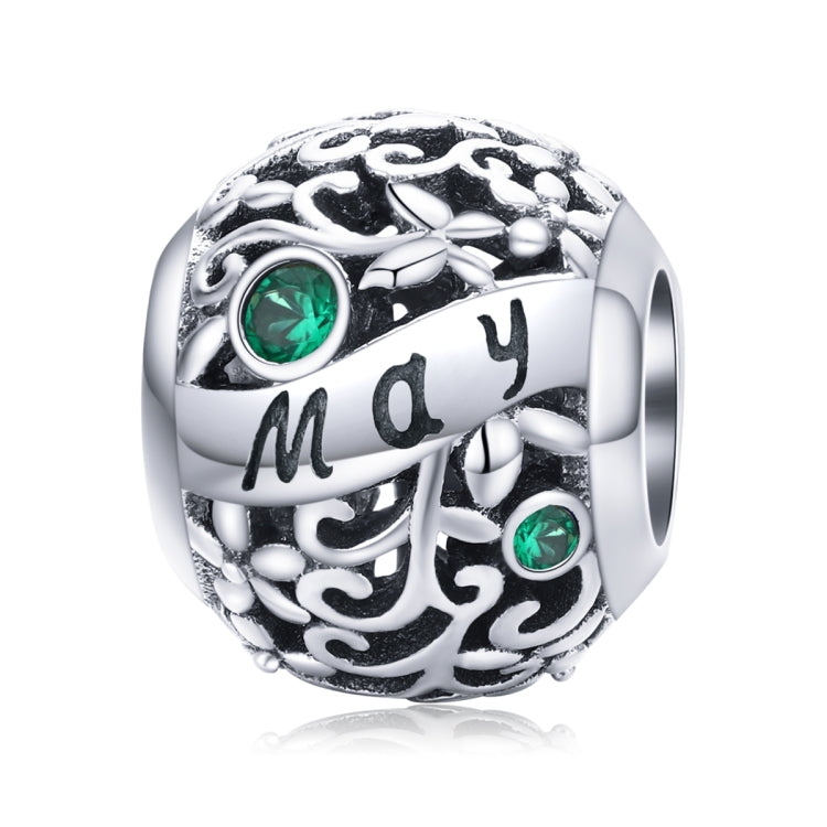 S925 Sterlingsilber 12 Geburtsstein DIY Armband Halskette Zubehör, Januar, Februar, März, April, Mai, Juni, Juli, August, September, Oktober, November, Dezember