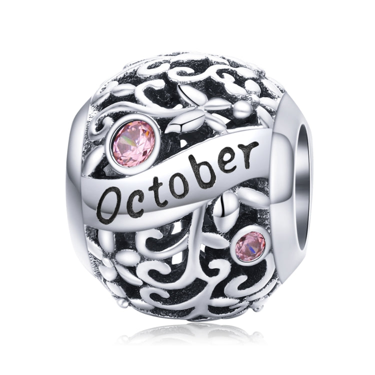 S925 Sterlingsilber 12 Geburtsstein DIY Armband Halskette Zubehör, Januar, Februar, März, April, Mai, Juni, Juli, August, September, Oktober, November, Dezember