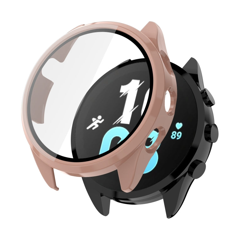PC + Tempered Film Integrated Watch Protective Case, For Garmin Forerunner 165