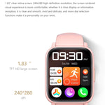 DM60+ 1,83 Zoll BT5.2 Smartwatch, unterstützt Bluetooth-Anrufe / Schlafüberwachung / Blutzuckermessung / Blutsauerstoffmessung / Temperaturmessung / Herzfrequenzmessung / Blutdruckmessung