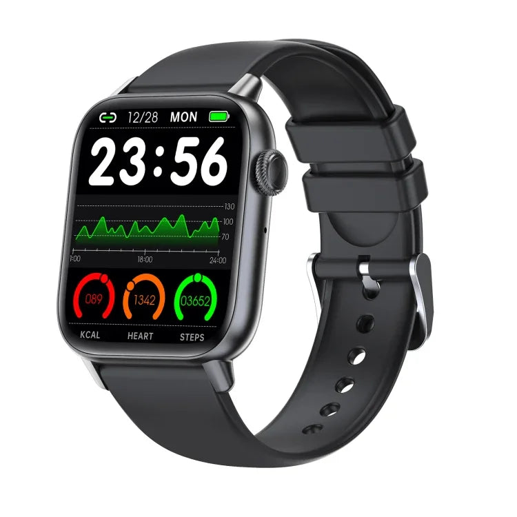 QS08 PRO 1,83 Zoll BT5.2 Smartwatch mit Unterstützung für Schlaf-/Herzfrequenz-/Blutsauerstoff-/Temperatur-/Blutdrucküberwachung