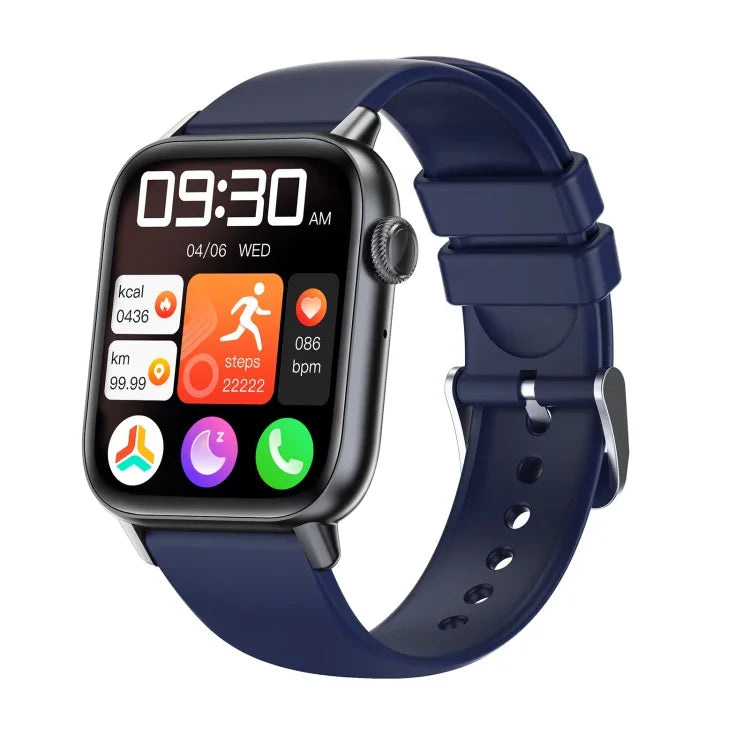 QS08 PRO 1,83 Zoll BT5.2 Smartwatch mit Unterstützung für Schlaf-/Herzfrequenz-/Blutsauerstoff-/Temperatur-/Blutdrucküberwachung