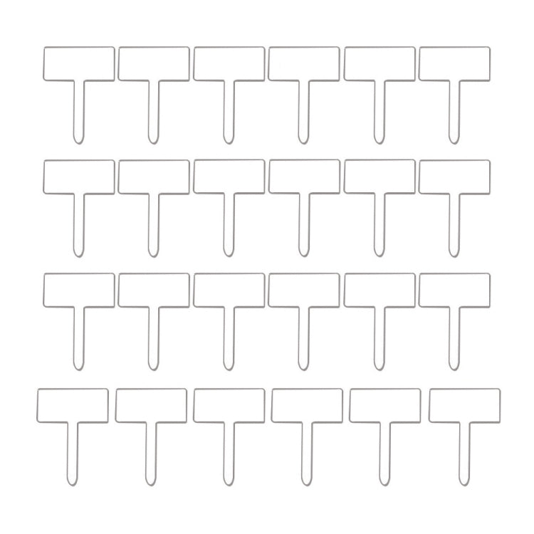 24pcs / Box Acrylic Plant Label Nameplate Potted Plant Sign Holder, Plant Label Nameplate
