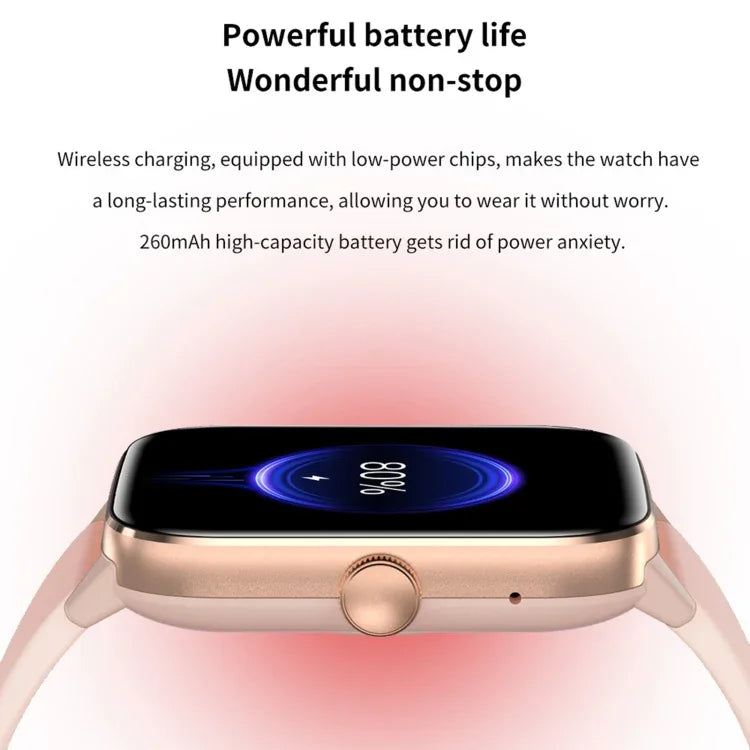 QS11 1,91 Zoll BT5.2 Smartwatch, unterstützt Schlaf-/Herzfrequenz-/Blutsauerstoff-/Blutdrucküberwachung