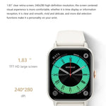 QS13 1,83 Zoll BT5.2 Smartwatch, unterstützt Bluetooth-Anrufe / Schlafüberwachung / Blutzuckermessung / Blutsauerstoffmessung / Herzfrequenzmessung / Blutdruckmessung
