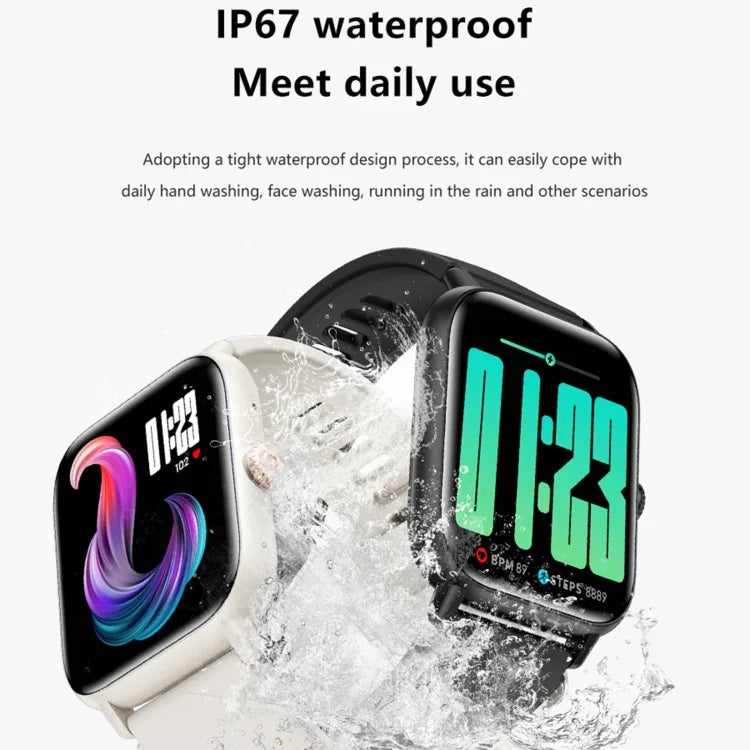 QS13 1,83 Zoll BT5.2 Smartwatch, unterstützt Bluetooth-Anrufe / Schlafüberwachung / Blutzuckermessung / Blutsauerstoffmessung / Herzfrequenzmessung / Blutdruckmessung