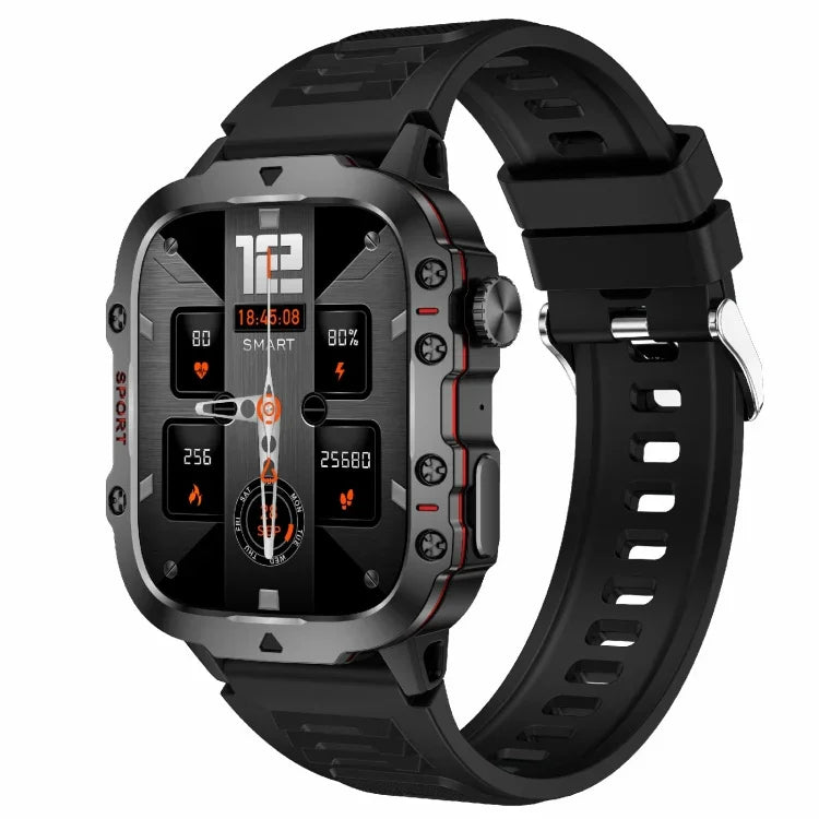 QX11 1,96 Zoll BT5.2 Smartwatch, unterstützt Bluetooth-Anrufe / Schlafüberwachung / Blutsauerstoffmessung / Herzfrequenzmessung / Blutdruckmessung
