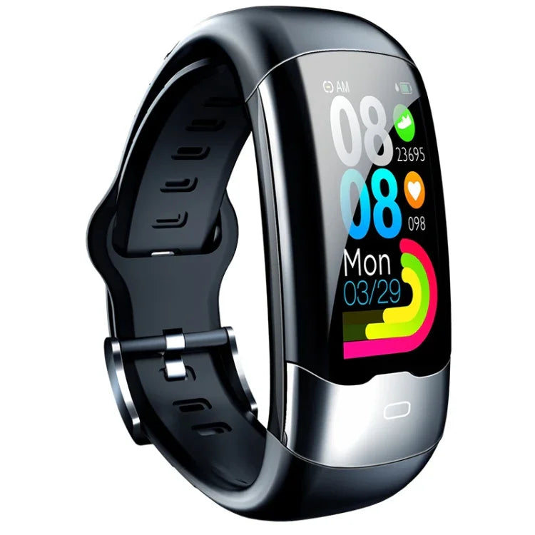 SPOVAN H02 Pro Smart-Armband mit 1,14 Zoll TFT-HD-Bildschirm, unterstützt Herzfrequenzmessung und Blutzuckermessung