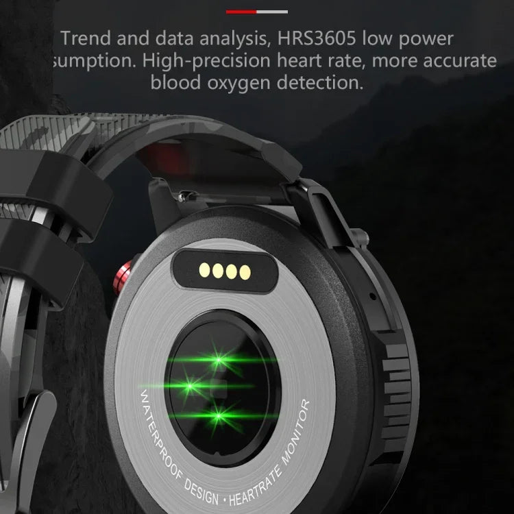 C22 1,6 Zoll Rundbildschirm Bluetooth Smartwatch, unterstützt Gesundheitsüberwachung und 24 Sportmodi