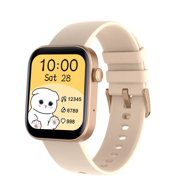 P43 Bluetooth-Smartwatch mit 1,8-Zoll-TFT-Bildschirm, unterstützt Herzfrequenzmessung und über 100 Sportmodi