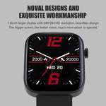 P43 Bluetooth-Smartwatch mit 1,8-Zoll-TFT-Bildschirm, unterstützt Herzfrequenzmessung und über 100 Sportmodi