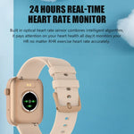 P43 Bluetooth-Smartwatch mit 1,8-Zoll-TFT-Bildschirm, unterstützt Herzfrequenzmessung und über 100 Sportmodi