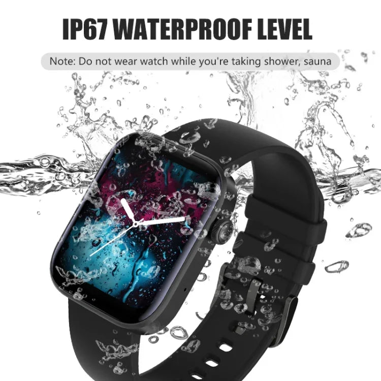 P43 Bluetooth-Smartwatch mit 1,8-Zoll-TFT-Bildschirm, unterstützt Herzfrequenzmessung und über 100 Sportmodi