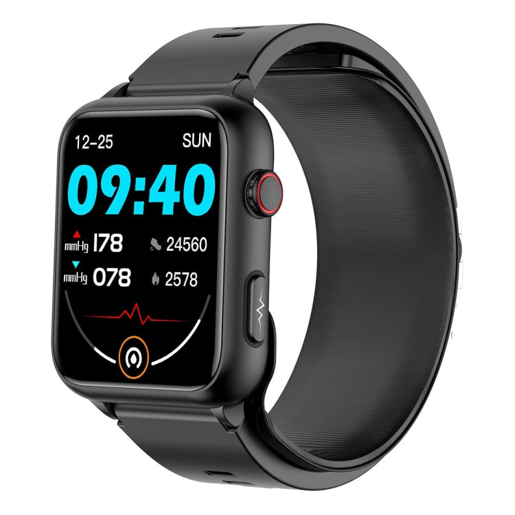 TK63 Smartwatch mit 1,91-Zoll-Farbdisplay und Luftpumpe, unterstützt Blutdruckmessung/EKG