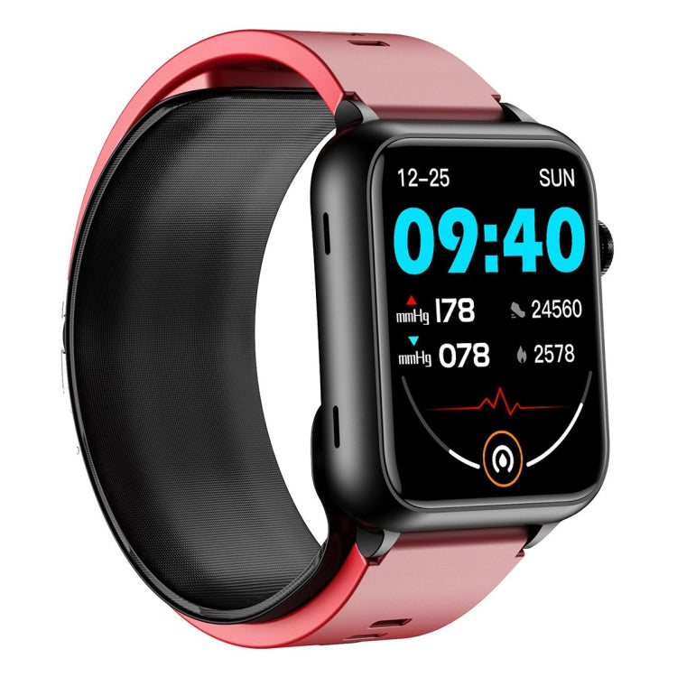 TK63 Smartwatch mit 1,91-Zoll-Farbdisplay und Luftpumpe, unterstützt Blutdruckmessung/EKG