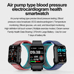 TK63 Smartwatch mit 1,91-Zoll-Farbdisplay und Luftpumpe, unterstützt Blutdruckmessung/EKG