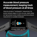 TK63 Smartwatch mit 1,91-Zoll-Farbdisplay und Luftpumpe, unterstützt Blutdruckmessung/EKG