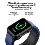 TK63 Smartwatch mit 1,91-Zoll-Farbdisplay und Luftpumpe, unterstützt Blutdruckmessung/EKG