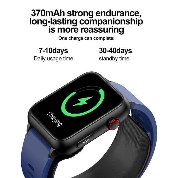 TK63 Smartwatch mit 1,91-Zoll-Farbdisplay und Luftpumpe, unterstützt Blutdruckmessung/EKG