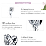 S925 Sterling Silber Tulpenperlen DIY Armband Halskette Zubehör