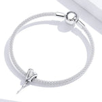 S925 Sterling Silber Tulpenperlen DIY Armband Halskette Zubehör