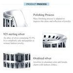 S925 Sterling Silber Colosseum Perlen DIY Armband Halskette Zubehör