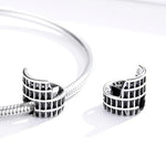 S925 Sterling Silber Colosseum Perlen DIY Armband Halskette Zubehör