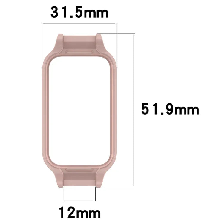 12 mm halbe Abdeckung, hohle PC-Schutzhülle für Samsung Galaxy Fit 3