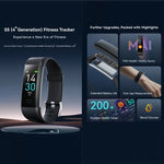 S5-4 Smart Bracelet IP68 Wasserdichter Herzfrequenz-Sport-Fitness-Tracker Smartwatch