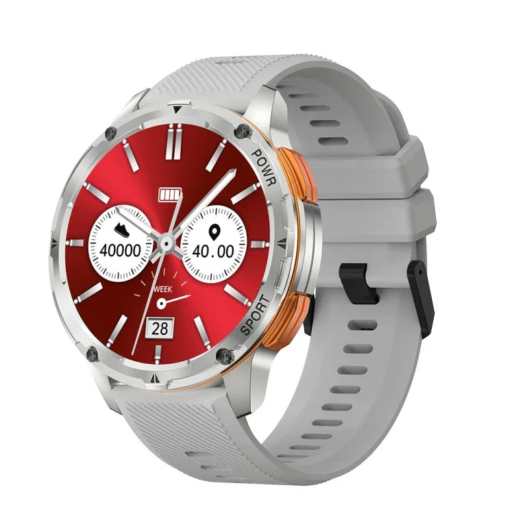 LEMFO AK59 1,43 Zoll AMLOED Rundbildschirm Silikonarmband Smartwatch