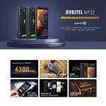 Oukitel WP32, IP68/IP69K, 5,93 Zoll, Android 13, Unisoc Tiger T606 Octa-Core-Prozessor, NFC, OTG, Netzwerk: 4G, 4 GB + 128 GB