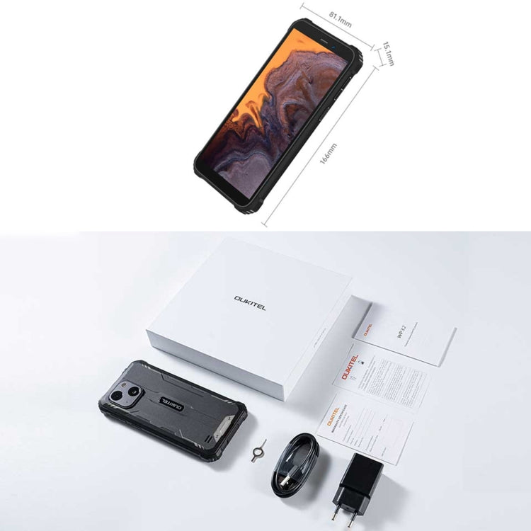 Oukitel WP32, IP68/IP69K, 5,93 Zoll, Android 13, Unisoc Tiger T606 Octa-Core-Prozessor, NFC, OTG, Netzwerk: 4G, 4 GB + 128 GB
