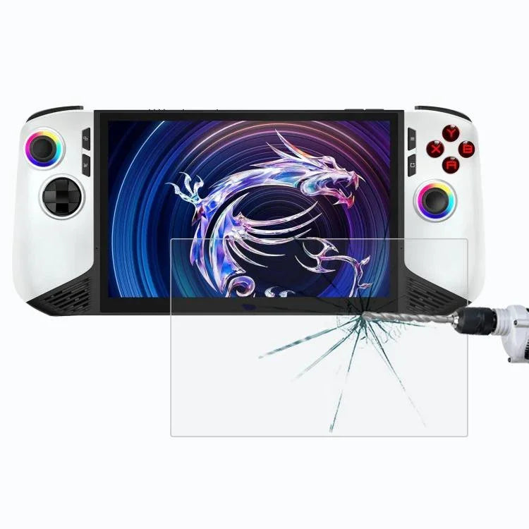 9H 0,3 mm explosionsgeschützte Schutzglasfolie, für MSI Claw 8 AI+ und MSI Claw 7-Zoll-Spielkonsole