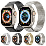 Milanese Loop Magnetic Clasp Stainless Steel Watch Band, For Apple Watch 42mm, For Apple Watch 38mm