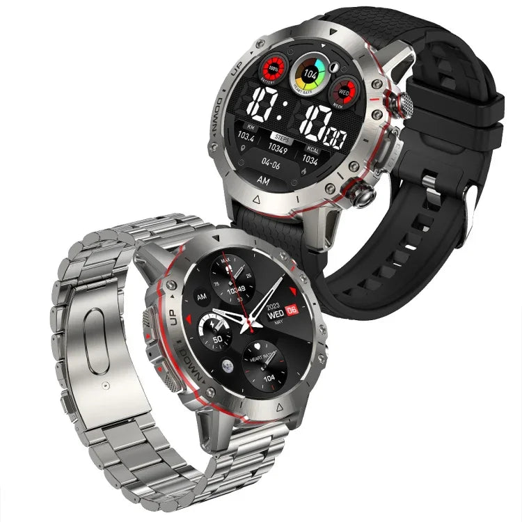 ELF3 1.39 inch TFT Round Screen Outdoor Silicone Strap Smart Watch Supports Blood Oxygen Monitoring
