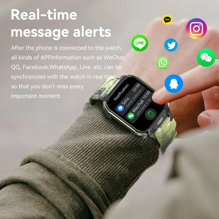LEMFO LT08 1.85 inch TFT Screen Smart Watch Supports Bluetooth Calls