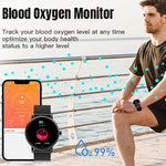 LEMFO LF35 Smartwatch mit 1,43 Zoll AMOLED-Rundbildschirm, Silikonarmband und Unterstützung für Blutsauerstoffmessung