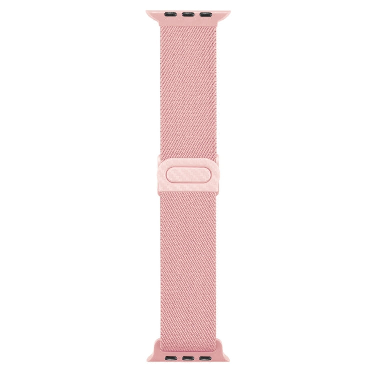 Uhrenarmband aus Nylon mit Karbonfaserstruktur und Schnappverschluss, für Apple Watch SE 2023 40mm, für Apple Watch Ultra 2 49mm, für Apple Watch Series 9 45mm