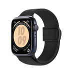 Uhrenarmband aus Nylon mit Karbonfaserstruktur und Schnappverschluss, für Apple Watch SE 2023 40mm, für Apple Watch Ultra 2 49mm, für Apple Watch Series 9 45mm