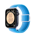 Uhrenarmband aus Nylon mit Karbonfaserstruktur und Schnappverschluss, für Apple Watch SE 2023 40mm, für Apple Watch Ultra 2 49mm, für Apple Watch Series 9 45mm