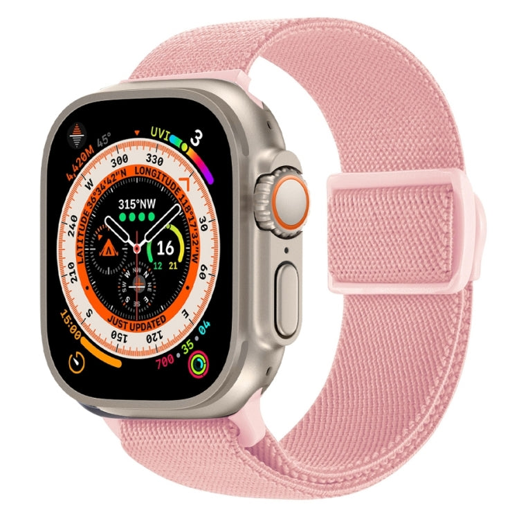 Uhrenarmband aus Nylon mit Karbonfaserstruktur und Schnappverschluss, für Apple Watch SE 2023 40mm, für Apple Watch Ultra 2 49mm, für Apple Watch Series 9 45mm