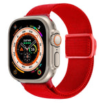 Uhrenarmband aus Nylon mit Karbonfaserstruktur und Schnappverschluss, für Apple Watch SE 2023 40mm, für Apple Watch Ultra 2 49mm, für Apple Watch Series 9 45mm