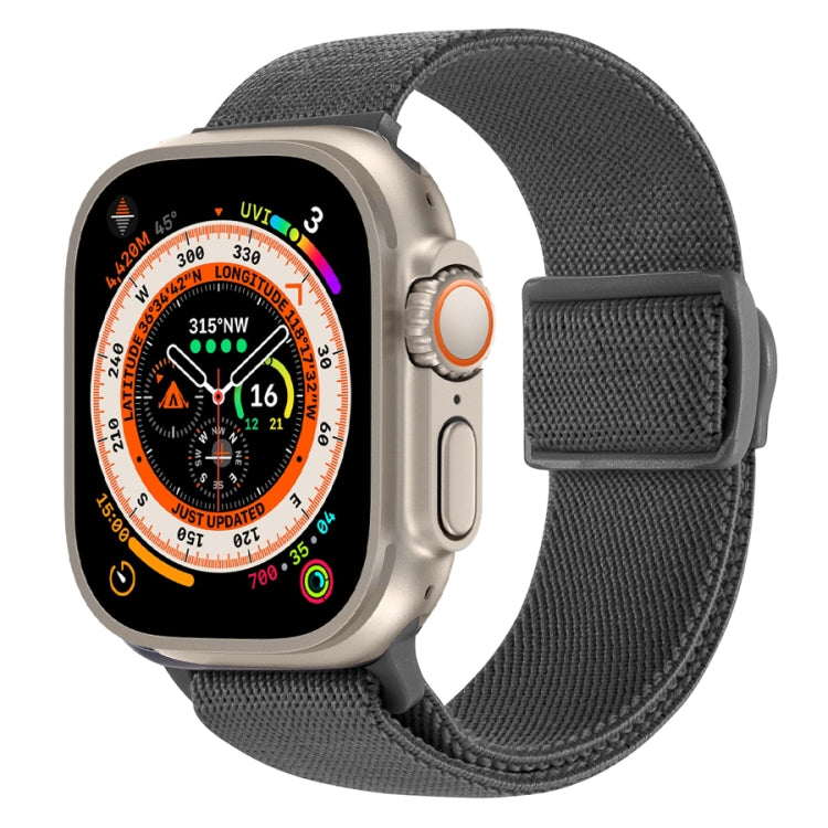 Uhrenarmband aus Nylon mit Karbonfaserstruktur und Schnappverschluss, für Apple Watch SE 2023 40mm, für Apple Watch Ultra 2 49mm, für Apple Watch Series 9 45mm