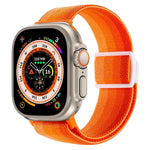 Uhrenarmband aus Nylon mit Karbonfaserstruktur und Schnappverschluss, für Apple Watch SE 2023 40mm, für Apple Watch Ultra 2 49mm, für Apple Watch Series 9 45mm