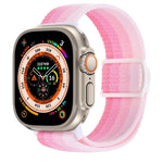 Uhrenarmband aus Nylon mit Karbonfaserstruktur und Schnappverschluss, für Apple Watch SE 2023 40mm, für Apple Watch Ultra 2 49mm, für Apple Watch Series 9 45mm
