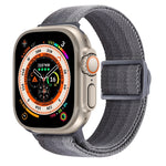Uhrenarmband aus Nylon mit Karbonfaserstruktur und Schnappverschluss, für Apple Watch SE 2023 40mm, für Apple Watch Ultra 2 49mm, für Apple Watch Series 9 45mm